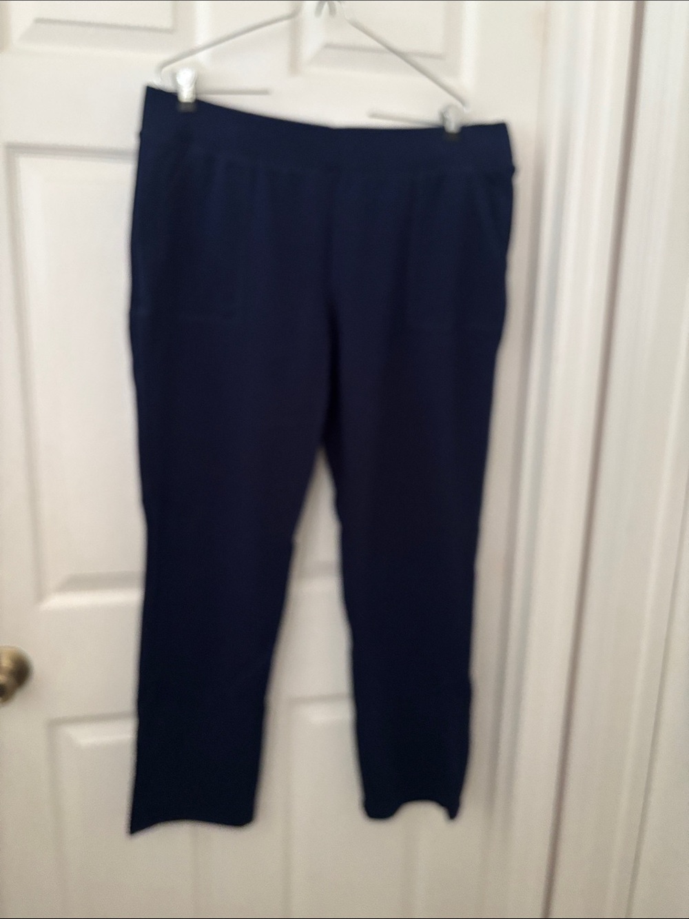 St. John's Bay Navy Straight-Leg Pants